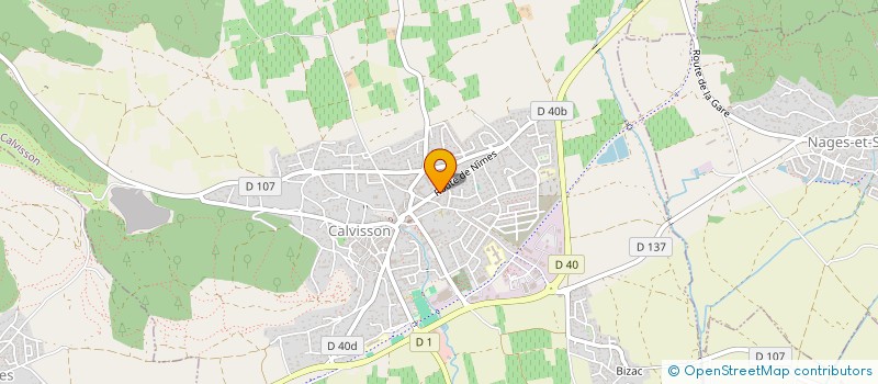 localisation de l'entreprise MONSIEUR PETRUS VAN DE SANDE  CALVISSON