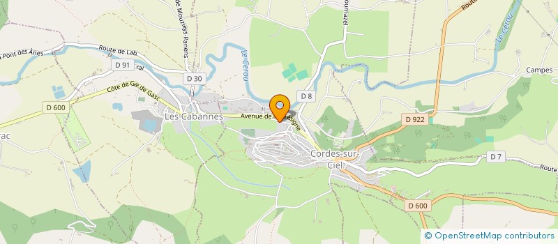 localisation de l'entreprise MONSIEUR PETRUS VAN DER WESTHUIZEN  VINDRAC-ALAYRAC