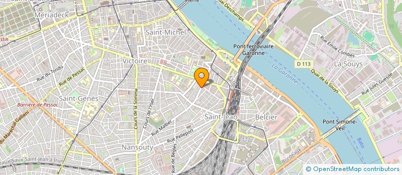 localisation de l'entreprise MONSIEUR PETRUS VAN DER ZWET  BORDEAUX