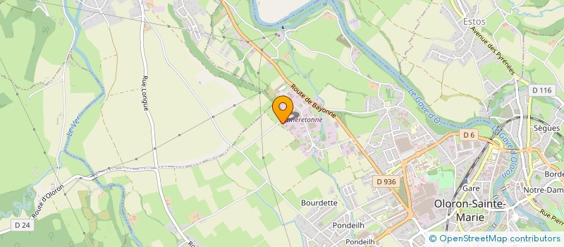 localisation de l'entreprise MONSIEUR PETTE ETCHEVERRY  OLORON SAINTE MARIE