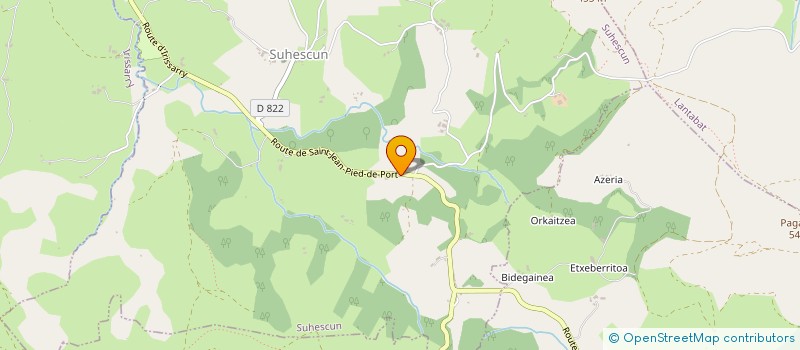 localisation de l'entreprise MONSIEUR PEYO ELICEITS  SUHESCUN