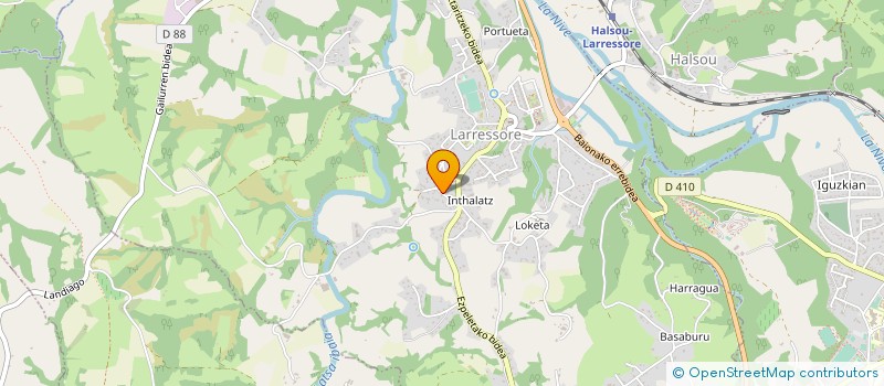 localisation de l'entreprise MONSIEUR PEYO ETCHART DIT ONAGOITY  HALSOU