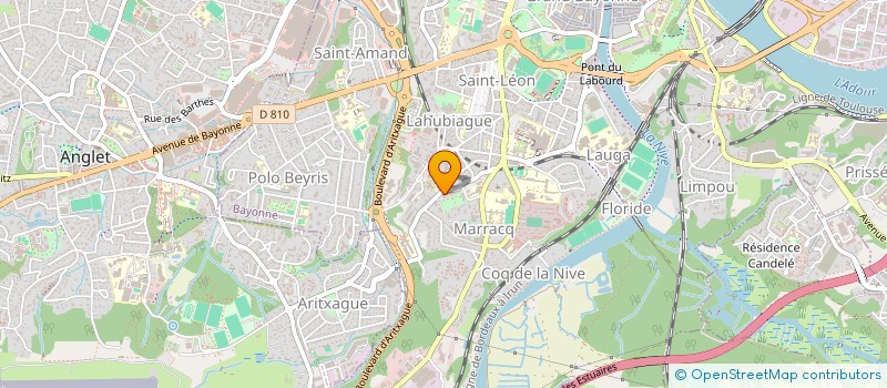 localisation de l'entreprise MONSIEUR PEYO MUSCARDITZ à BAYONNE
