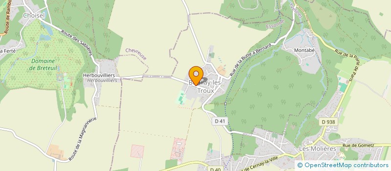 localisation de l'entreprise MONSIEUR PEYRUS VAN DEN BERGH  BOULLAY-LES-TROUX