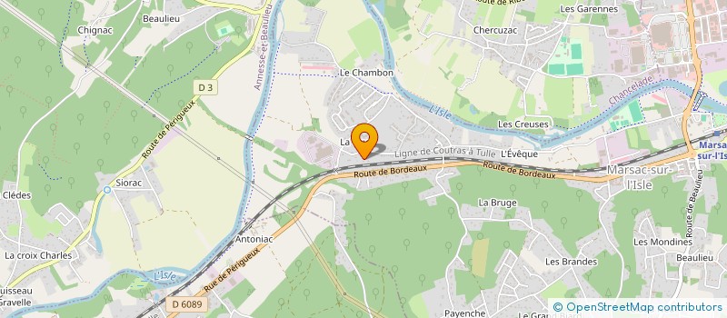 localisation de l'entreprise MONSIEUR PHAL PHON  MARSAC-SUR-L'ISLE