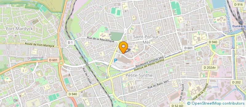 localisation de l'entreprise MONSIEUR PHAYEL CHARAF à DUNKERQUE