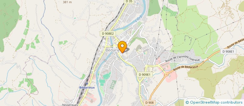 localisation de l'entreprise MONSIEUR PHELIM MCGROARTY  BEDARIEUX