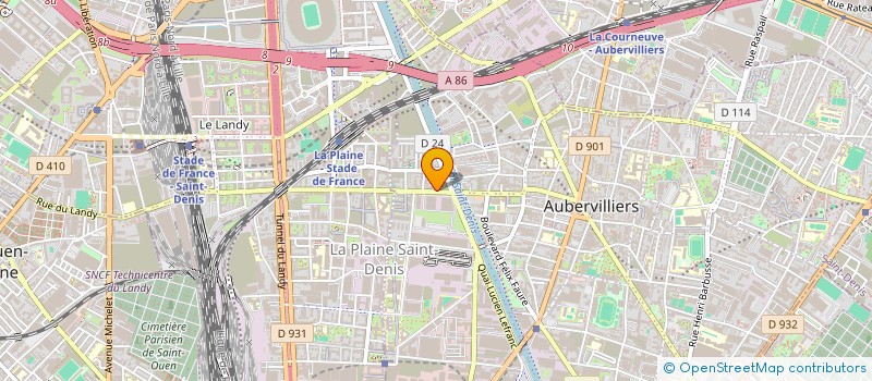 localisation de l'entreprise MONSIEUR PHELIX LUDOP à AUBERVILLIERS