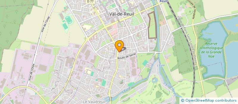 localisation de l'entreprise MONSIEUR PHI-HUNG DUONG VAN  LE VAUDREUIL