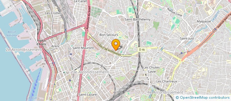 localisation de l'entreprise MONSIEUR PHI-HUNG TRAN  MARSEILLE 14