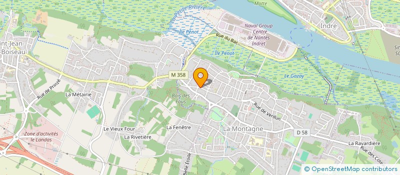 localisation de l'entreprise MONSIEUR PHILBERT BIGEARD  LA MONTAGNE