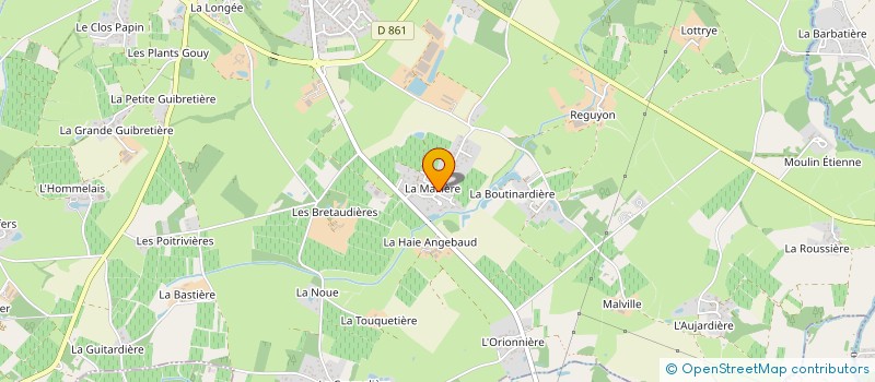 localisation de l'entreprise MONSIEUR PHILBERT CHARRIER à SAINT-PHILBERT-DE-GRAND-LIEU