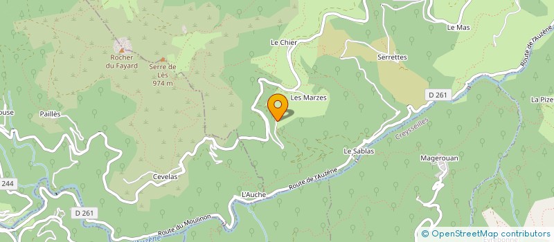 localisation de l'entreprise MONSIEUR PHILEAS ROUSSEAU  SAINT-ETIENNE-DE-SERRE