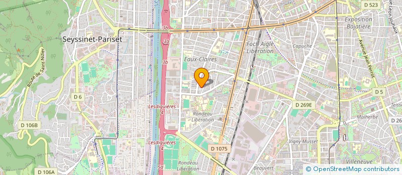 localisation de l'entreprise MONSIEUR PHILEMON AUGER  GRENOBLE