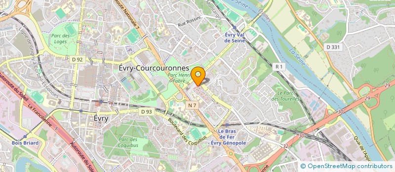 localisation de l'entreprise MONSIEUR PHILEMON BALDE à EVRY-COURCOURONNES