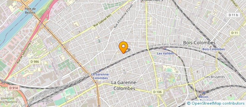 localisation de l'entreprise MONSIEUR PHILEMON TOULEMONDE à COLOMBES