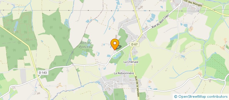 localisation de l'entreprise MONSIEUR PHILIBERT LEBRETON à MONTREVAULT-SUR-EVRE