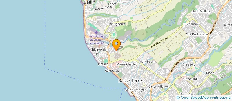 localisation de l'entreprise MONSIEUR PHILIBERT LOUIS à BASSE-TERRE