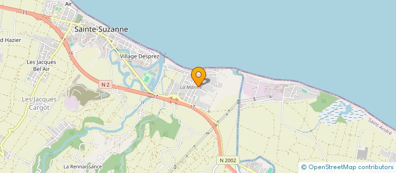 localisation de l'entreprise MONSIEUR PHILIBERT MERAT  SAINTE-SUZANNE