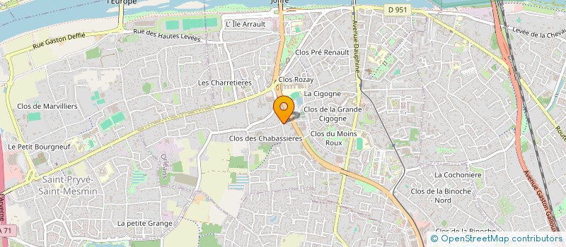 localisation de l'entreprise MONSIEUR PHILIP ALCOCK à ORLEANS