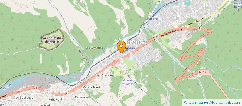 localisation de l'entreprise MONSIEUR PHILIP ASHBY  CHAMONIX-MONT-BLANC