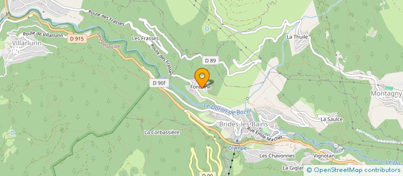 localisation de l'entreprise MONSIEUR PHILIP BELL  BRIDES-LES-BAINS