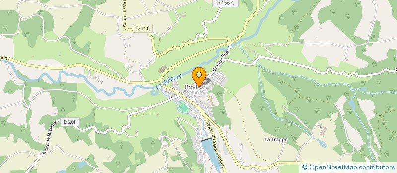 localisation de l'entreprise MONSIEUR PHILIP BUISSON  ROYBON