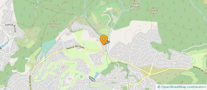 localisation de l'entreprise MONSIEUR PHILIP CLARKE  SAINT-RAPHAEL