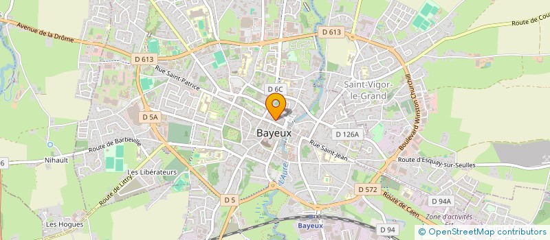 localisation de l'entreprise MONSIEUR PHILIP CREVEL à BAYEUX