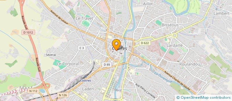 localisation de l'entreprise MONSIEUR PHILIP DA SILVA  CASTRES