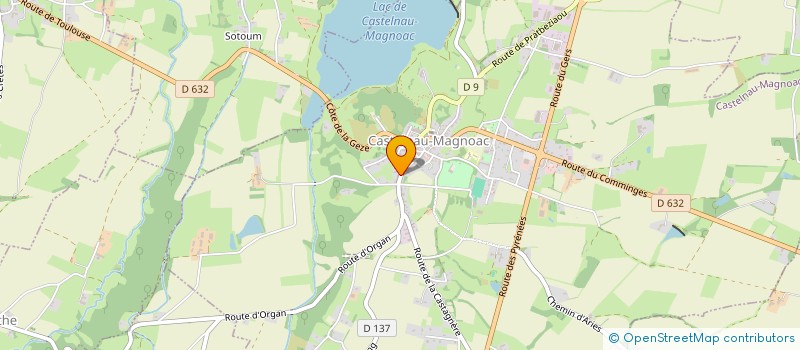 localisation de l'entreprise MONSIEUR PHILIP DABER  CASTELNAU-MAGNOAC