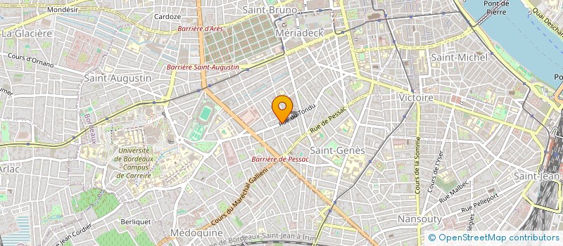 localisation de l'entreprise MONSIEUR PHILIP DAUNAS à BORDEAUX