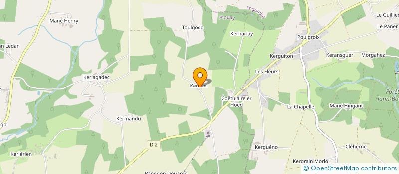 localisation de l'entreprise MONSIEUR PHILIP DE BELDER  PLOUAY