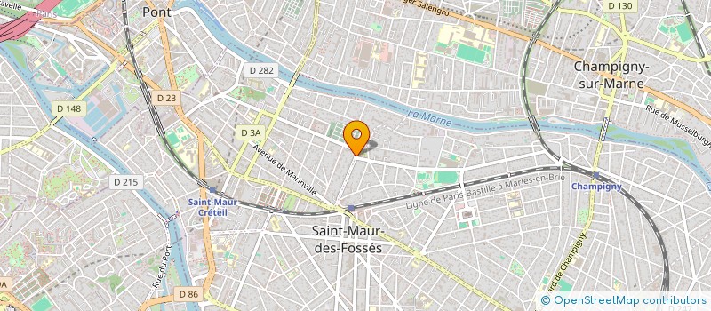 localisation de l'entreprise MONSIEUR PHILIP DE LA CROIX à SAINT-MAUR-DES-FOSSES