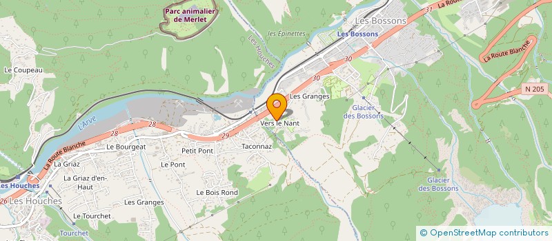 localisation de l'entreprise MONSIEUR PHILIP EMMOTT à CHAMONIX-MONT-BLANC
