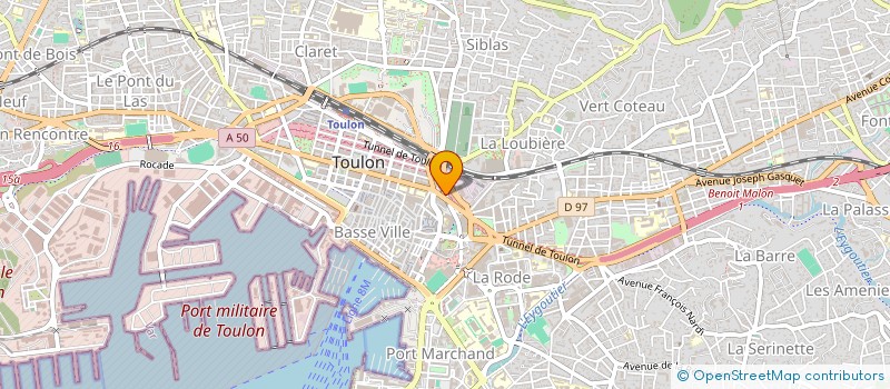 localisation de l'entreprise MONSIEUR PHILIP FITZGERALD  TOULON