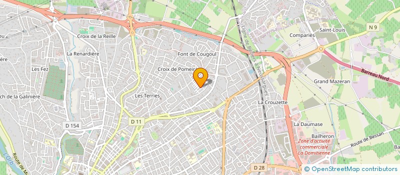 localisation de l'entreprise MONSIEUR PHILIP HARRIS à BEZIERS