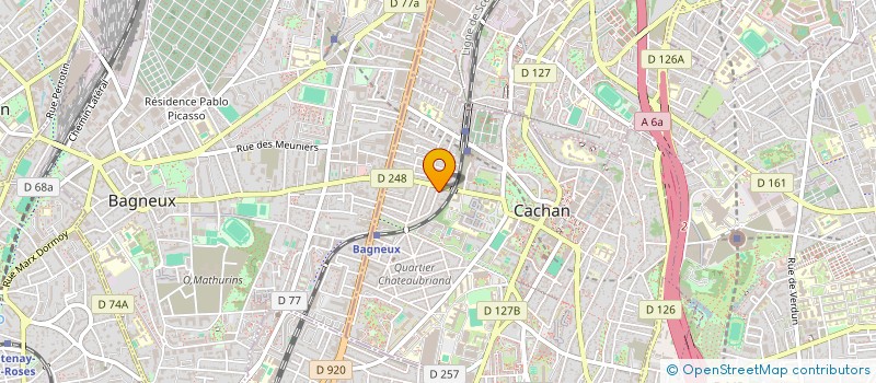 localisation de l'entreprise MONSIEUR PHILIP HENLIN  CACHAN