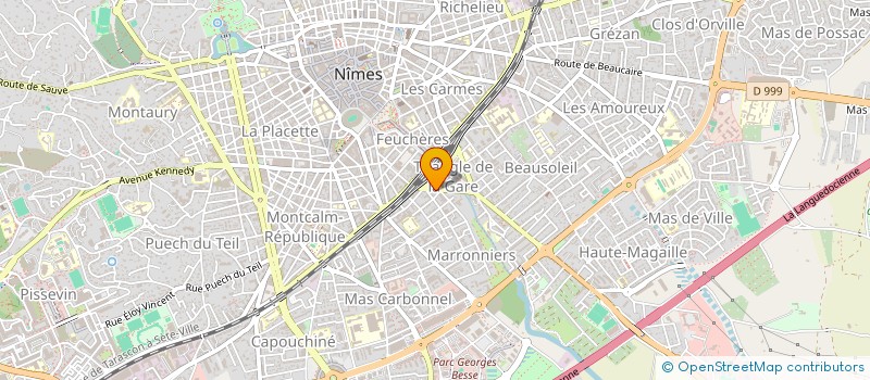 localisation de l'entreprise MONSIEUR PHILIP HEURTEL  NIMES