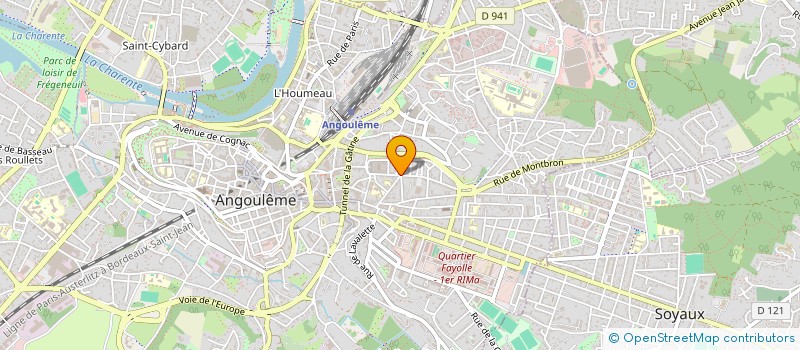 localisation de l'entreprise MONSIEUR PHILIP HOCKLEY à ANGOULEME