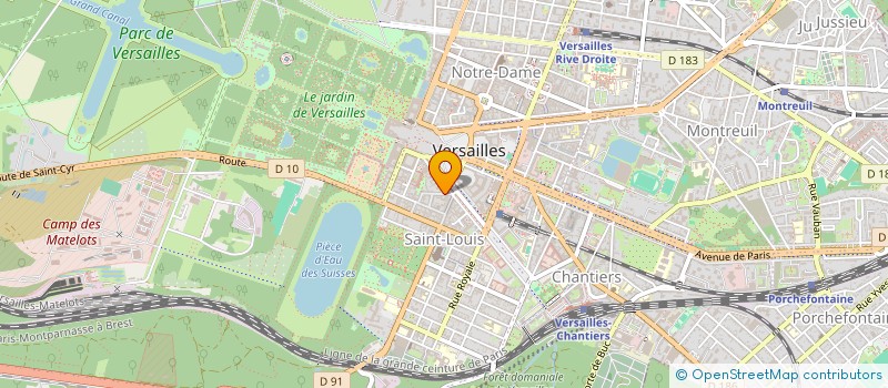 localisation de l'entreprise MONSIEUR PHILIP KENNEDY à VERSAILLES