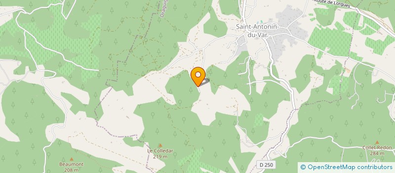 localisation de l'entreprise MONSIEUR PHILIP KINGSBURRY  SAINT-ANTONIN-DU-VAR