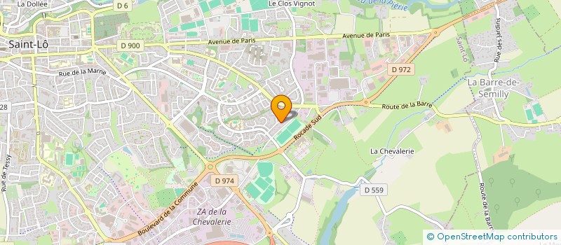 localisation de l'entreprise MONSIEUR PHILIP LEVALLOIS  SAINT-LO