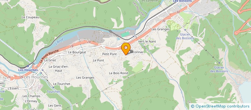 localisation de l'entreprise MONSIEUR PHILIP MANSBRIDGE à LES HOUCHES