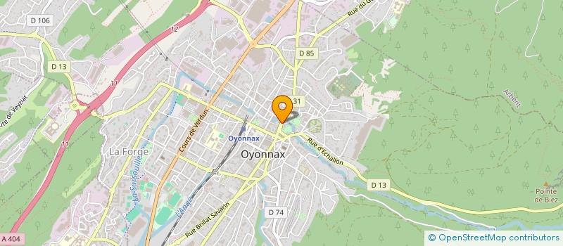 localisation de l'entreprise MONSIEUR PHILIP MAYHEW à OYONNAX