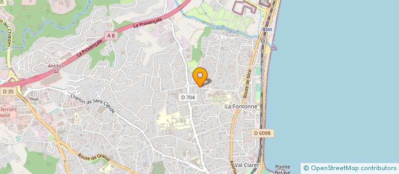localisation de l'entreprise MONSIEUR PHILIP NORROY à ANTIBES