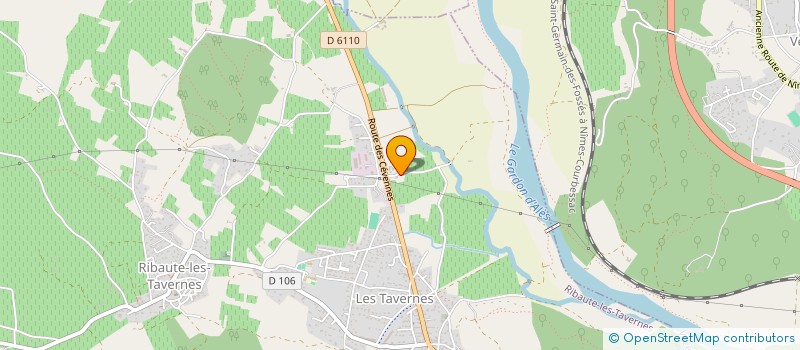 localisation de l'entreprise MONSIEUR PHILIP PARAVISOL  RIBAUTE-LES-TAVERNES