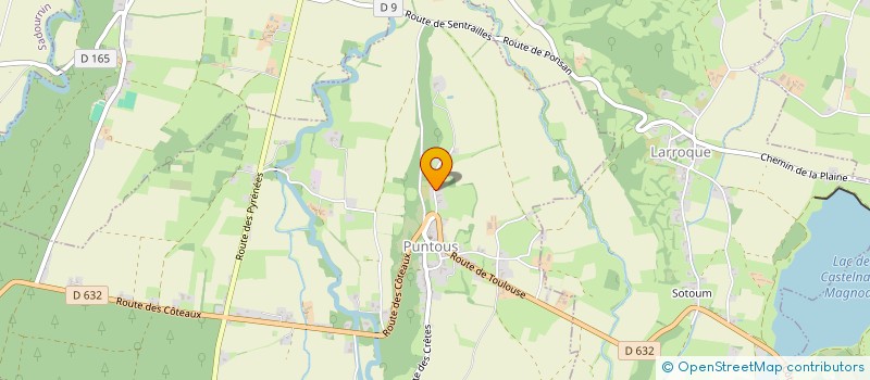 localisation de l'entreprise MONSIEUR PHILIP SELLECK  PUNTOUS