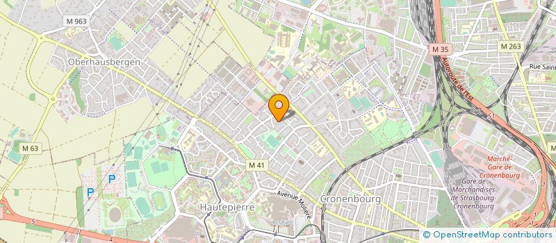 localisation de l'entreprise MONSIEUR PHILIP SLOAN  STRASBOURG