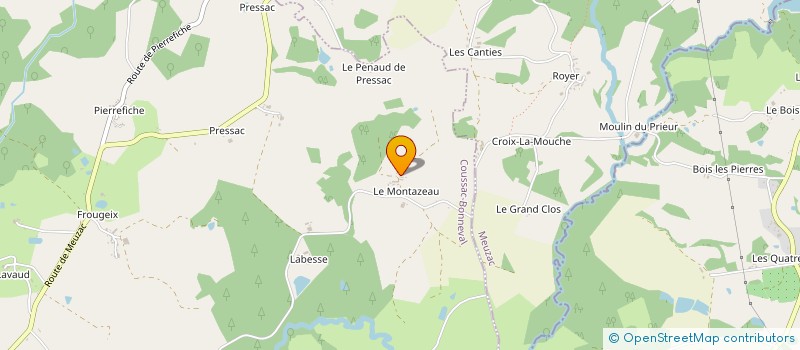 localisation de l'entreprise MONSIEUR PHILIP TAYLOR à COUSSAC-BONNEVAL
